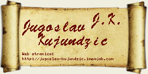 Jugoslav Kujundžić vizit kartica